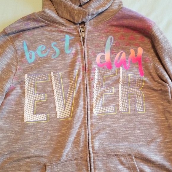 SO Other - Girls 12 zip up jacket, never worn